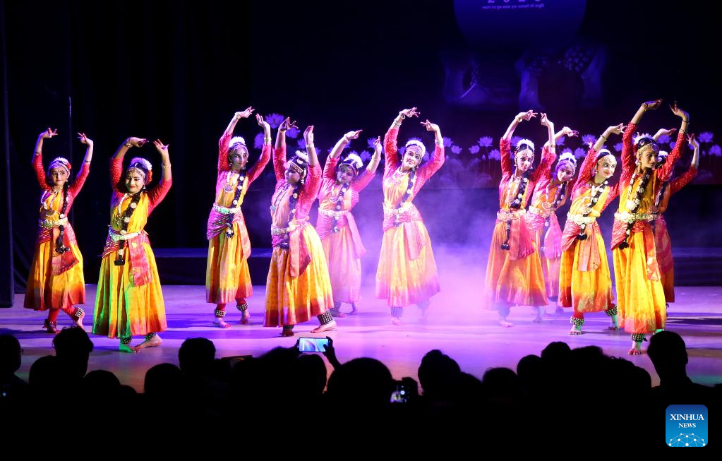 Bharatnatyam dance performed during culture event in India-Xinhua