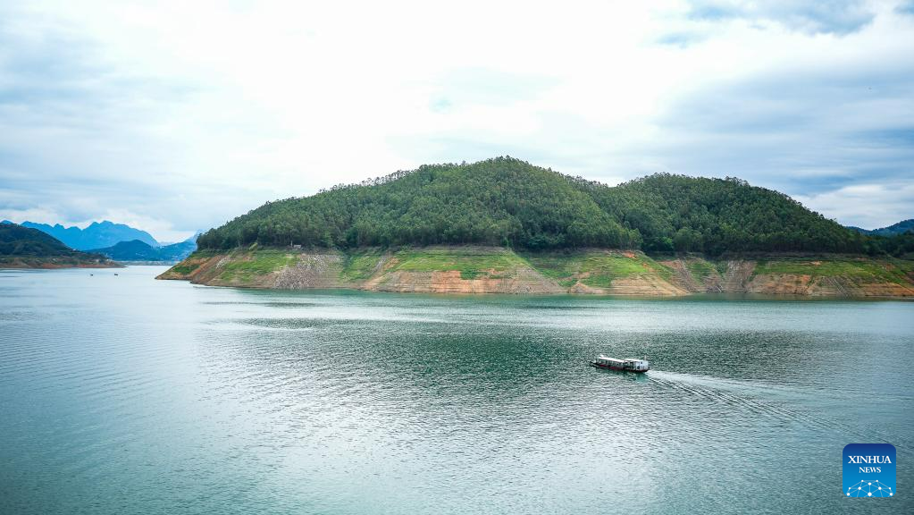 Scenery of Wanfeng Lake in Nanpan river town, SW China-Xinhua