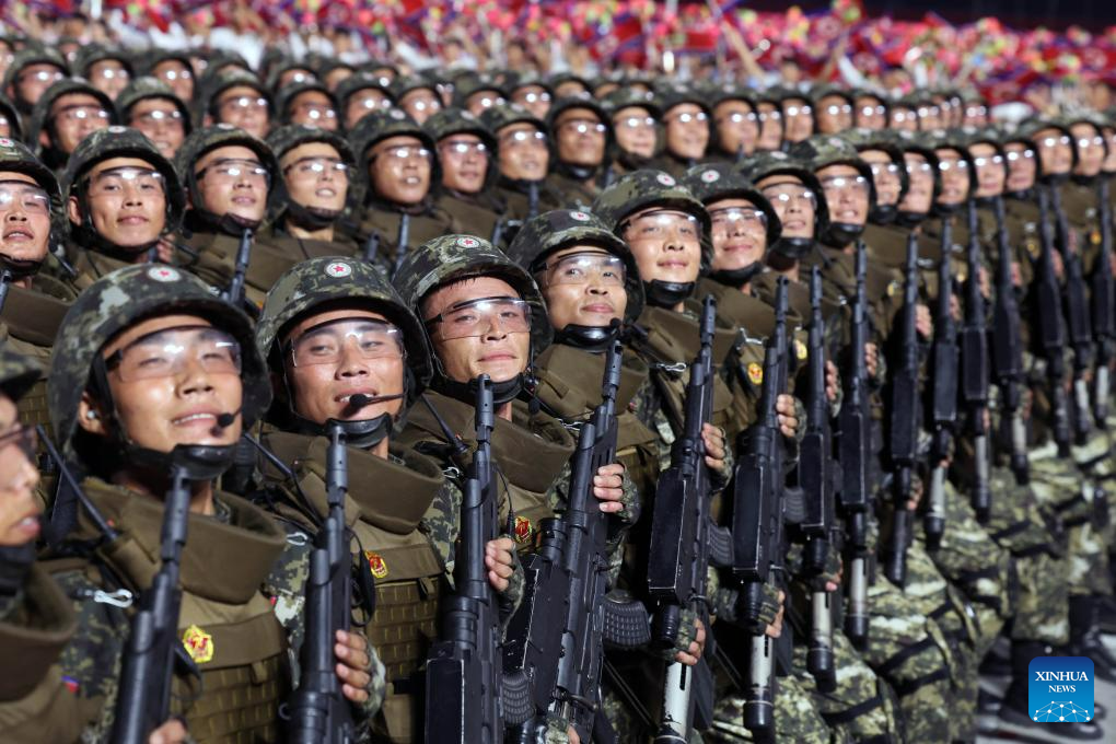 DPRK stages military parade commemorating 70th anniversary of ...