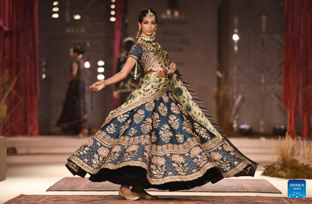 Highlights of FDCI India Couture Week 2023Xinhua