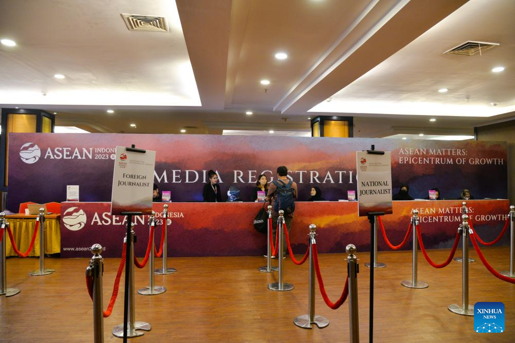 Preparation For 43rd Summit Of ASEAN Underway In Jakarta, Indonesia-Xinhua