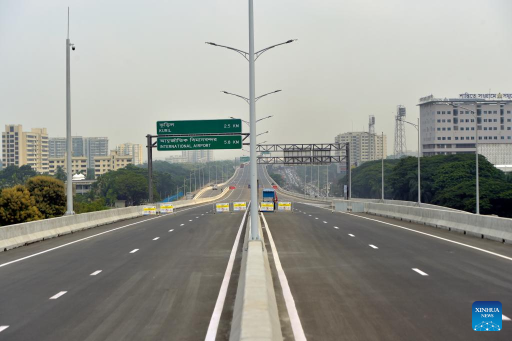 China-bulit Elevated Expressway Opens To Traffic In Bangladesh's Dhaka ...