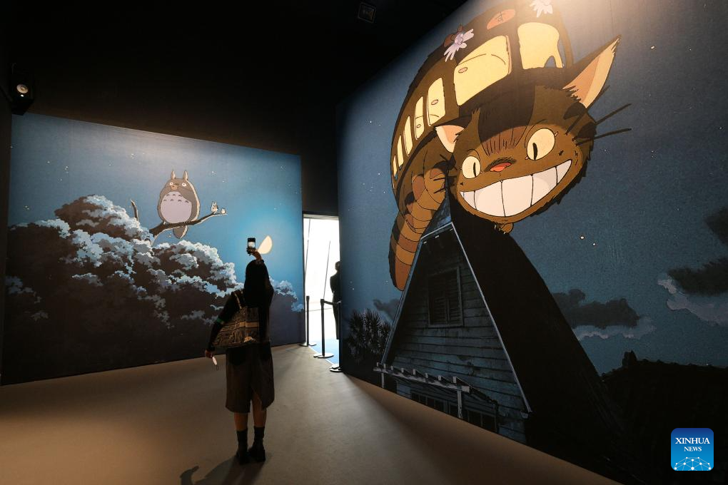 Media preview of exhibition "The World of Studio Ghibli" in Singapore ...