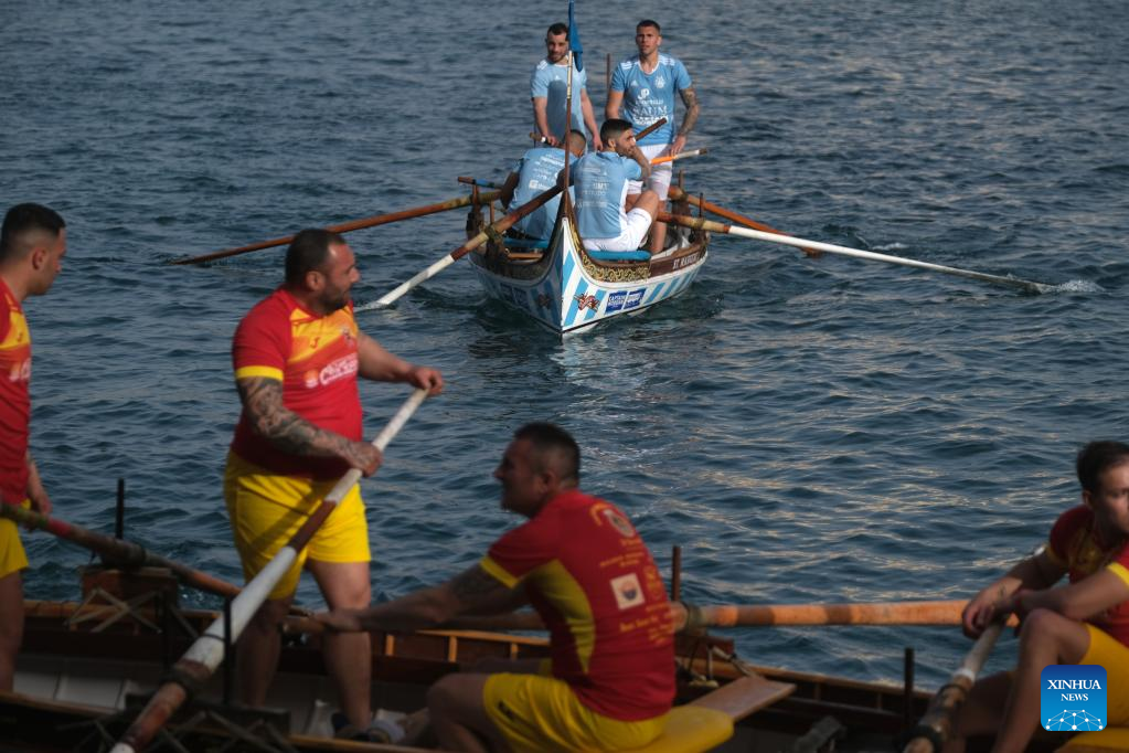 Traditional rowing held to mark Freedom Day in MaltaXinhua