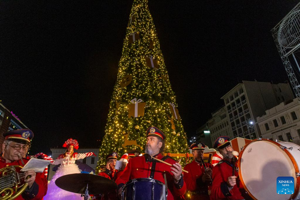 Christmas event held in Athens, GreeceXinhua