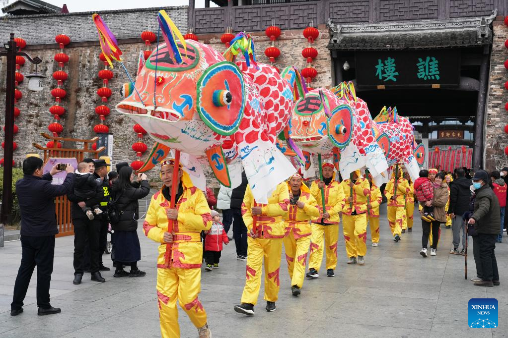 Various folk cultural activities held to celebrate Lantern Festival in ...