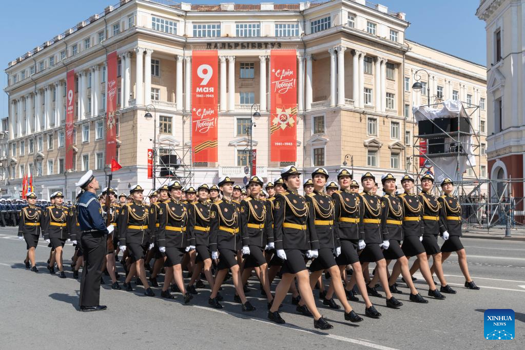 Rehearsal For Victory Day Military Parade Held In Vladivostok, Russia ...