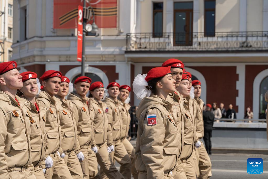 Rehearsal For Victory Day Military Parade Held In Vladivostok, Russia ...