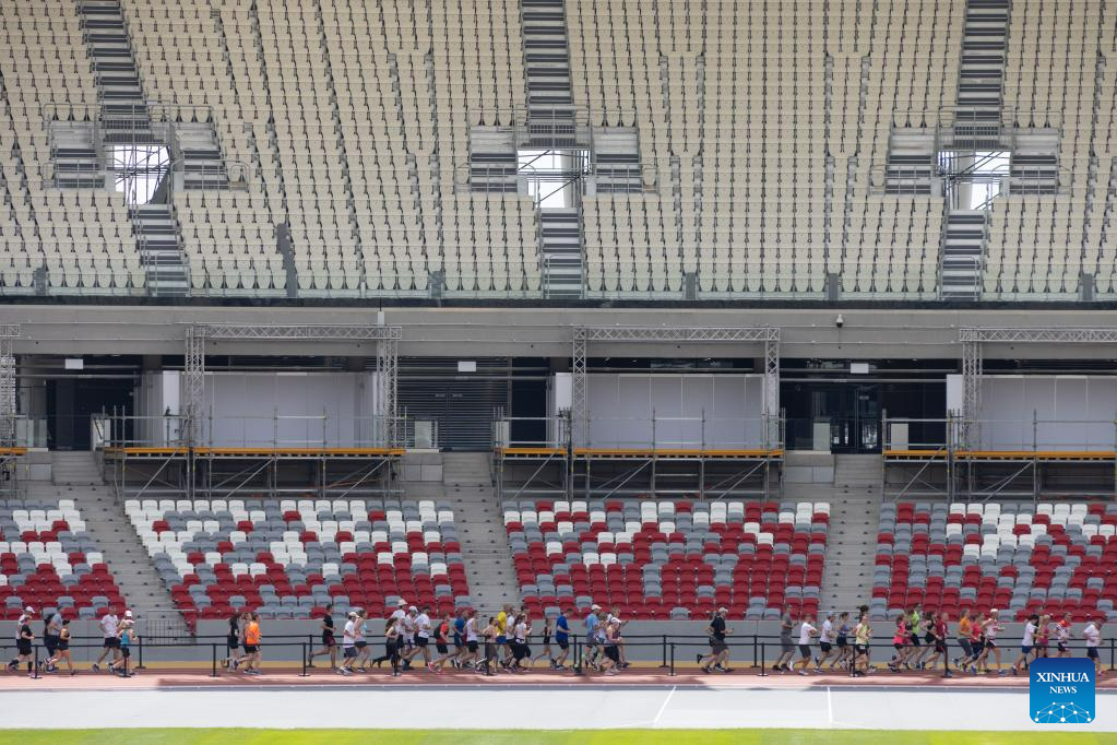 National Athletics Centre newly opened in BudapestXinhua