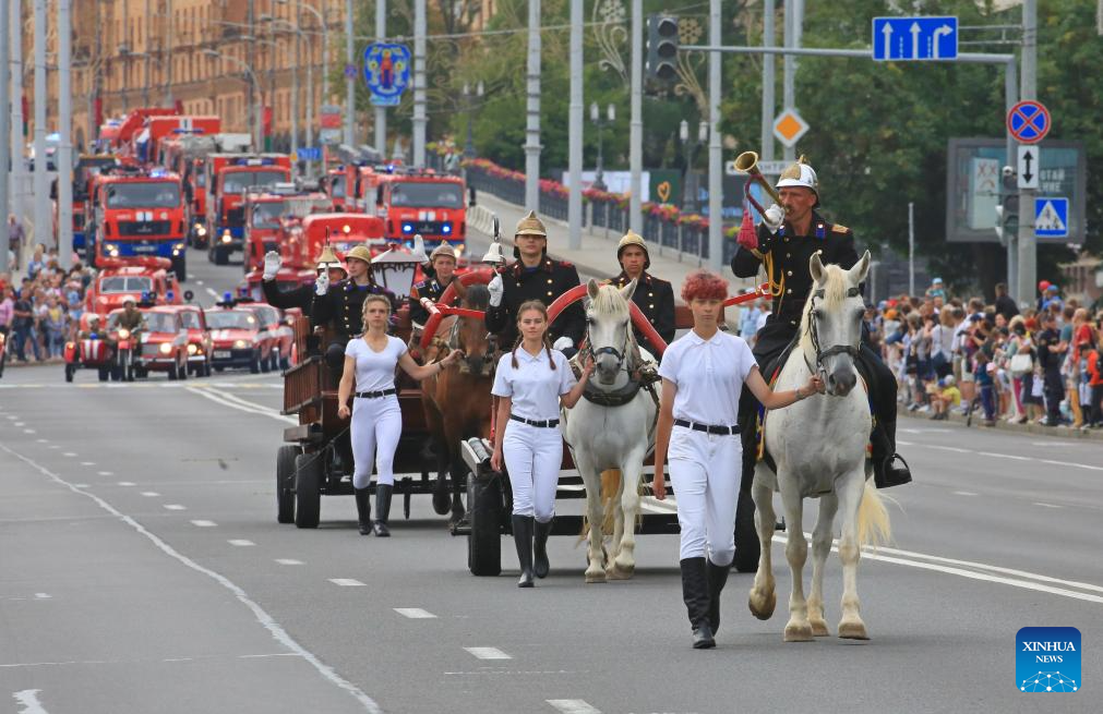 170th anniversary of Belarus' fire service celebrated in MinskXinhua