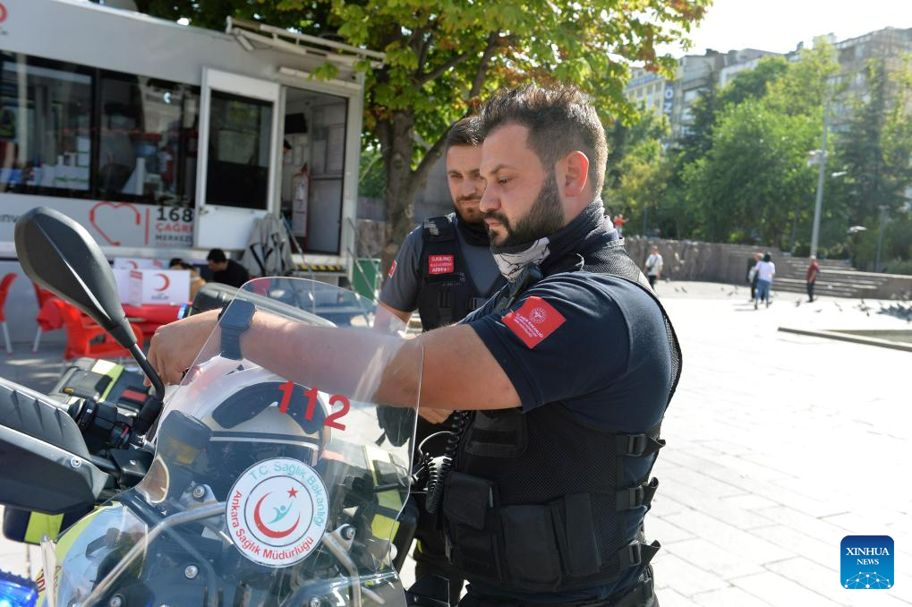 Feature: Motorbike Ambulances Stand By To Save Lives In Turkish Cities ...