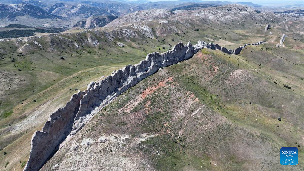 View of Dis Cliffs in Sivas, Türkiye