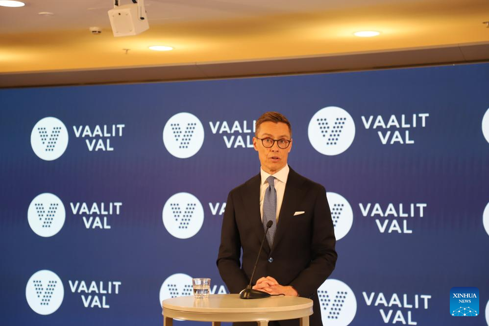 Stubb Narrowly Wins Finnish Presidential Election-Xinhua