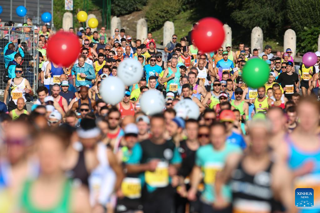 Corri la Maratona di Roma disputata in Italia-Xinhua