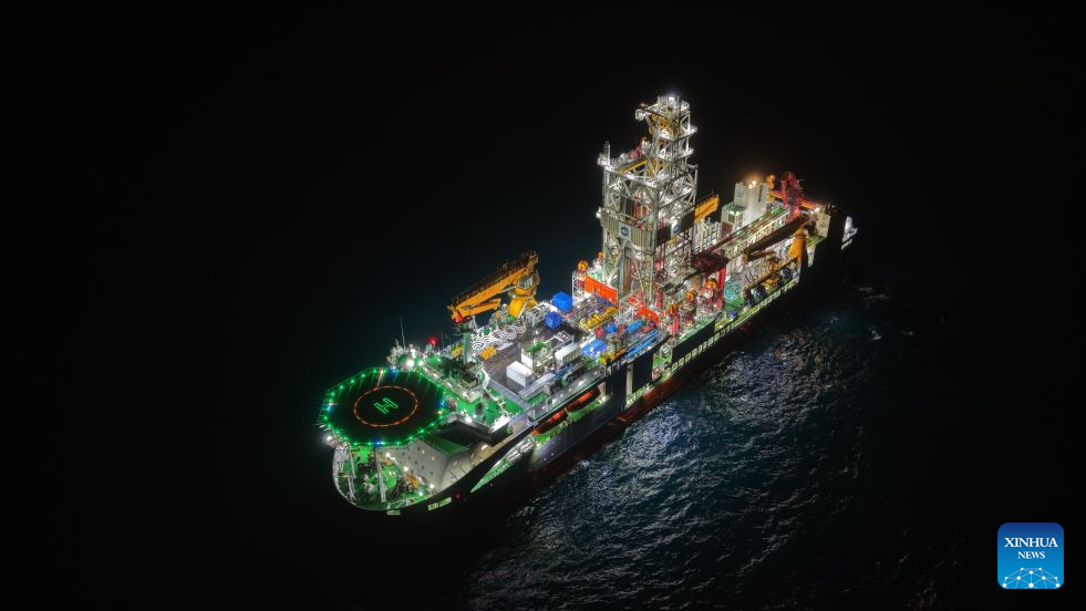 China's deep-sea drilling capacity reaches 5,000-meter level-Xinhua